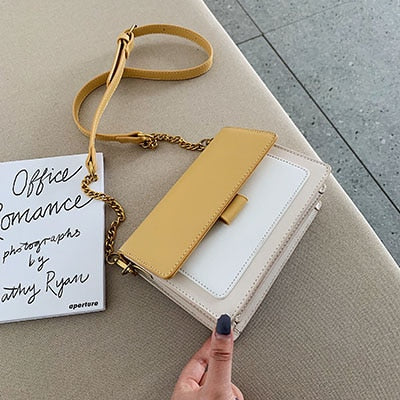 Mini Leather Crossbody Bags For Women 2019 Green Chain Shoulder Messenger Bag Lady Travel Purses and Handbags Cross Body Bag