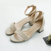 Women Sandals Square High Heels Pump Shoes 2019 Summer Shoes Woman Female Sandals Ankle Strap Casual Wedding Heels ladies Pumps