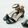 Women Sandals Square High Heels Pump Shoes 2019 Summer Shoes Woman Female Sandals Ankle Strap Casual Wedding Heels ladies Pumps
