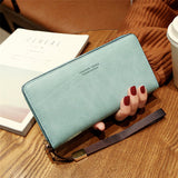 Female Wallet PU Leather Long Purse Black/pink/blue/green/gray Famous Brand Designer Wallet Women 2019 Quality Female Purse