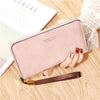 Female Wallet PU Leather Long Purse Black/pink/blue/green/gray Famous Brand Designer Wallet Women 2019 Quality Female Purse