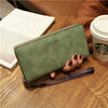 Female Wallet PU Leather Long Purse Black/pink/blue/green/gray Famous Brand Designer Wallet Women 2019 Quality Female Purse