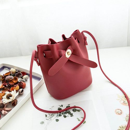 Mini Shoulder Bucket Bag Women Handbags 2019 Female Mobile Phone Change Purse Small Crossbody/Messenger Bag for Teenage Girls