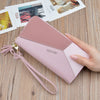 Female Wallet PU Leather Long Purse Black/pink/blue/green/gray Famous Brand Designer Wallet Women 2019 Quality Female Purse