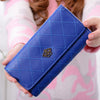 Female Wallet PU Leather Long Purse Black/pink/blue/green/gray Famous Brand Designer Wallet Women 2019 Quality Female Purse