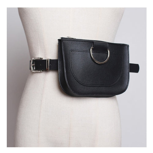 Women Waist Pack Serpentine Fanny Pack Pu Leahter Waist Bag Famal Fashion Snake Skin Waist Belt High quality Female Purse B31