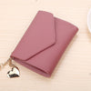 2018 Fashion Tassel Women Wallet for Credit Cards Small Luxury Brand Leather Short Womens Wallets and Purses Carteira Feminina