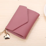 2018 Fashion Tassel Women Wallet for Credit Cards Small Luxury Brand Leather Short Womens Wallets and Purses Carteira Feminina