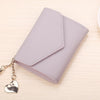 2018 Fashion Tassel Women Wallet for Credit Cards Small Luxury Brand Leather Short Womens Wallets and Purses Carteira Feminina