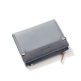 Women Wallets Leather Female Purse Mini Hasp Solid Multi-Cards Holder Fashion Coin Short Wallets Slim Small Wallet Zipper Hasp