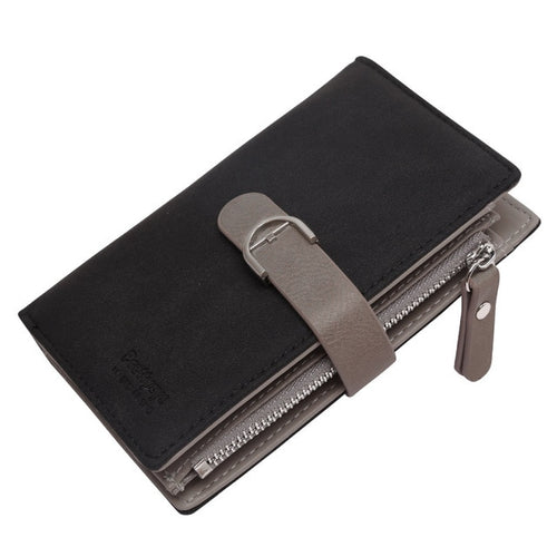 Latest Women's Leather Famale Vintage Wallet Brand Designer Zipper Coin Purse Wallets Card Holder Clutch For Girls Sac